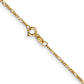 Flat Figaro with Spring Pendant Ring Pendant Chain - WBC
