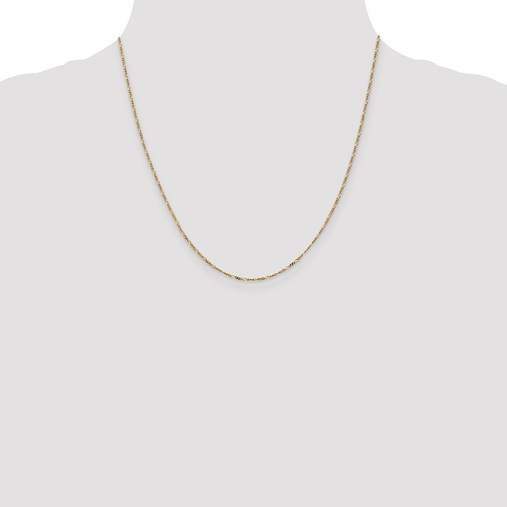 Flat Figaro with Spring Pendant Ring Pendant Chain - WBC