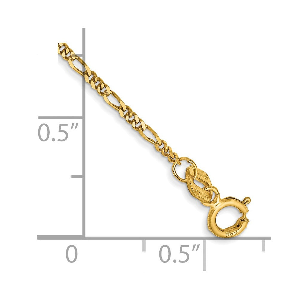 Flat Figaro with Spring Pendant Ring Pendant Bracelet - WBC