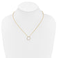 Polished 1/2 carat Diamond Circle Necklace - WBC