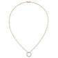 Polished 1/2 carat Diamond Circle Necklace - WBC