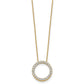 Polished 1 carat Diamond Circle Necklace - WBC