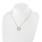 Polished 1 carat Diamond Circle Necklace - WBC