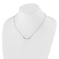 1/4 carat Diamond Bezel-set Curved Bar Necklace - WBC
