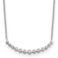 1/4 carat Diamond Bezel-set Curved Bar Necklace - WBC
