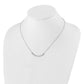 1/2 carat Diamond Bezel-set Curved Bar Necklace - WBC