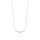 1/2 carat Diamond Bezel-set Curved Bar Necklace - WBC