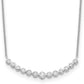 1/2 carat Diamond Bezel-set Curved Bar Necklace - WBC