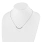 3/4 carat Diamond Bezel-set Curved Bar Necklace - WBC