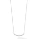 3/4 carat Diamond Bezel-set Curved Bar Necklace - WBC