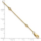 Complete 1/8 carat Bezel-set Diamond and Cable Chain 5-Station Bracelet - WBC