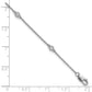 Complete 1/10 carat Bezel-set Diamond and Cable Chain 5-Station Bracelet - WBC