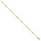 Complete 1/10 carat Bezel-set Diamond and Cable Chain 6-Station Bracelet - WBC