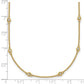 Complete 1/3 carat Bezel-set Diamond and Cable Chain 18-Station Necklace - WBC