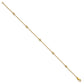 Complete 1/8 carat Bezel-set Diamond and Cable Chain 5-Station Bracelet - WBC