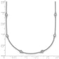 Complete 1/2 carat Bezel-set Diamond and Cable Chain 20-Station Necklace - WBC