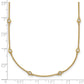 Complete 1/2 carat Bezel-set Diamond and Cable Chain 20-Station Necklace - WBC