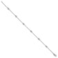 Complete 1/5 carat Bezel-set Diamond and Cable Chain 6-Station Bracelet - WBC