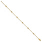 Complete 1/5 carat Bezel-set Diamond and Cable Chain 6-Station Bracelet - WBC