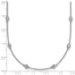 Complete 1/2 carat Bezel-set Diamond and Cable Chain 16-Station Necklace - WBC