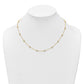 Complete 5/8 carat Bezel-set Diamond and Cable Chain 18-Station Necklace - WBC