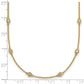 Complete 5/8 carat Bezel-set Diamond and Cable Chain 18-Station Necklace - WBC