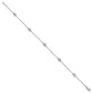 Complete 1/3 carat Bezel-set Diamond and Cable Chain 5-Station Bracelet - WBC