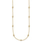 Complete 3/4 carat Bezel-set Diamond and Cable Chain 13-Station Necklace - WBC