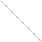 Complete 1/3 carat Bezel-set Diamond and Cable Chain 6-Station Bracelet - WBC