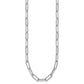 Polished 3.69 carat Diamond Paperclip Link Necklace - WBC