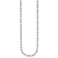 Polished and Twisted 1.44 carat Diamond Paperclip Link Necklace - WBC