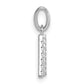 Twisted with .05 ct. Diamond Initial A Charm - WBC