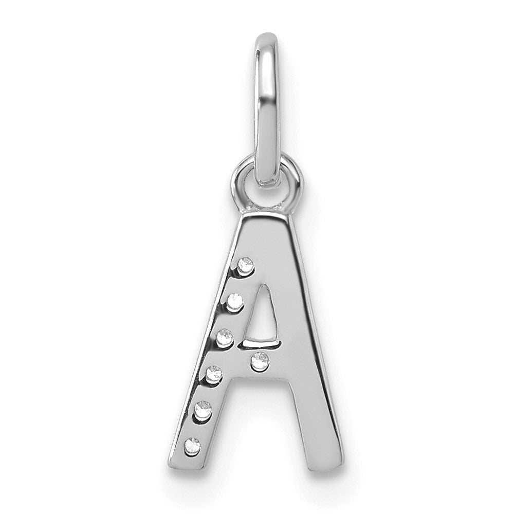 Twisted with .05 ct. Diamond Initial A Charm - WBC
