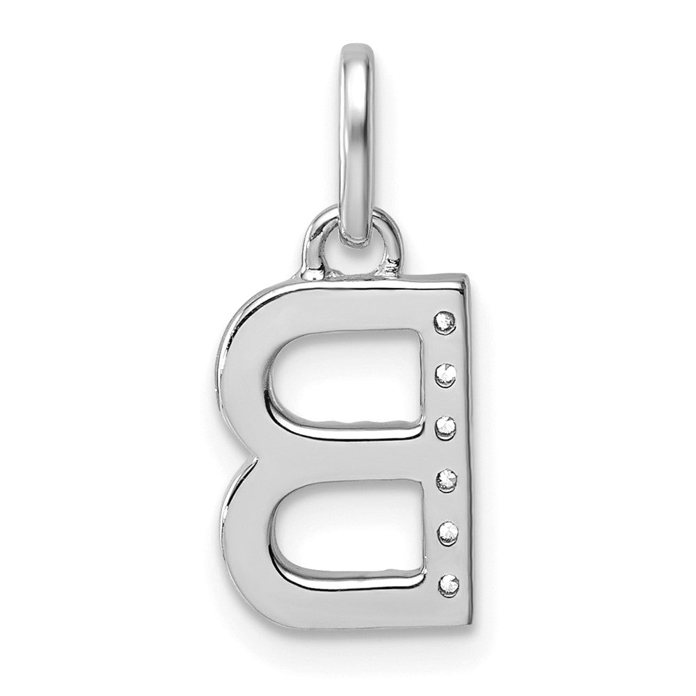 Twisted with .05 ct. Diamond Initial B Charm - WBC