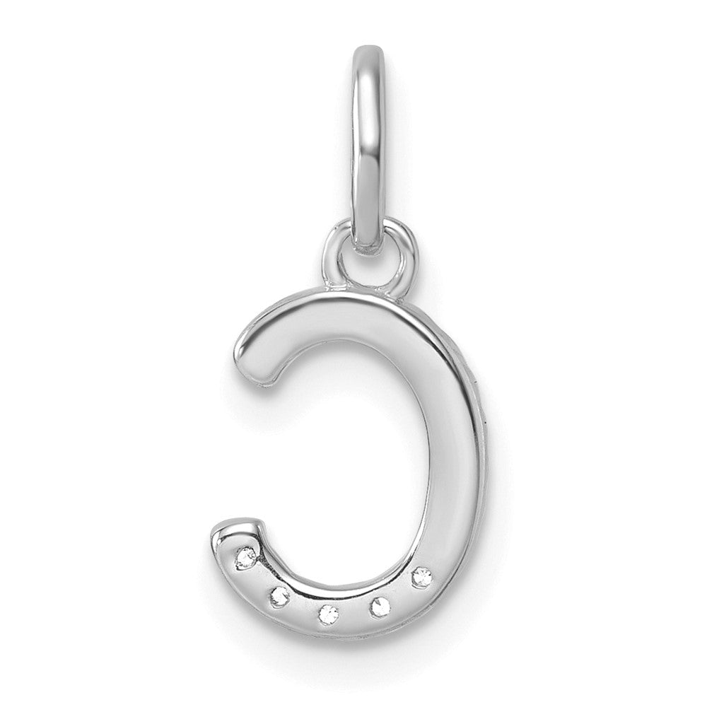 Twisted with .05 ct. Diamond Initial C Charm - WBC
