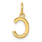 Twisted with .05 ct. Diamond Initial C Charm - WBC