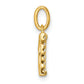 Twisted with .05 ct. Diamond Initial D Charm - WBC