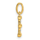 Twisted with .05 ct. Diamond Initial E Charm - WBC