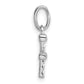 Twisted .05 ct. Diamond Initial F Charm - WBC
