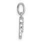 Twisted .07 ct. Diamond Initial G Charm - WBC
