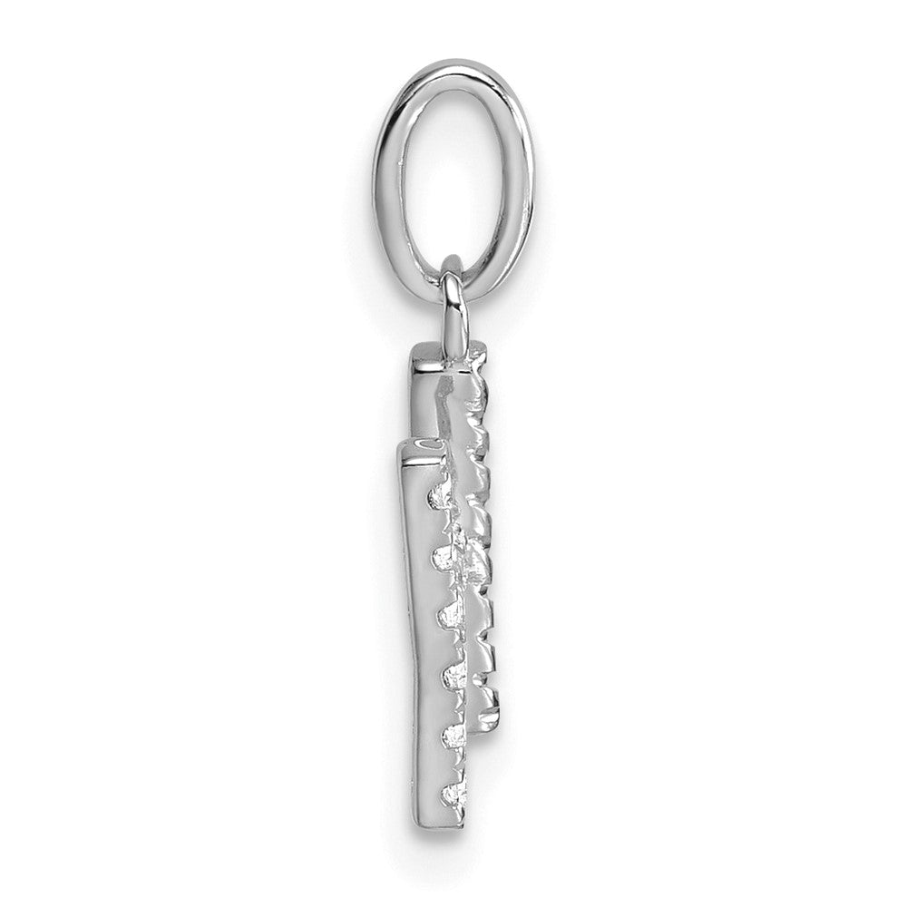 Twisted .07 ct. Diamond Initial H Charm - WBC