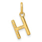 Twisted .07 ct. Diamond Initial H Charm - WBC
