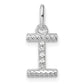 Twisted .05 ct. Diamond Initial I Charm - WBC
