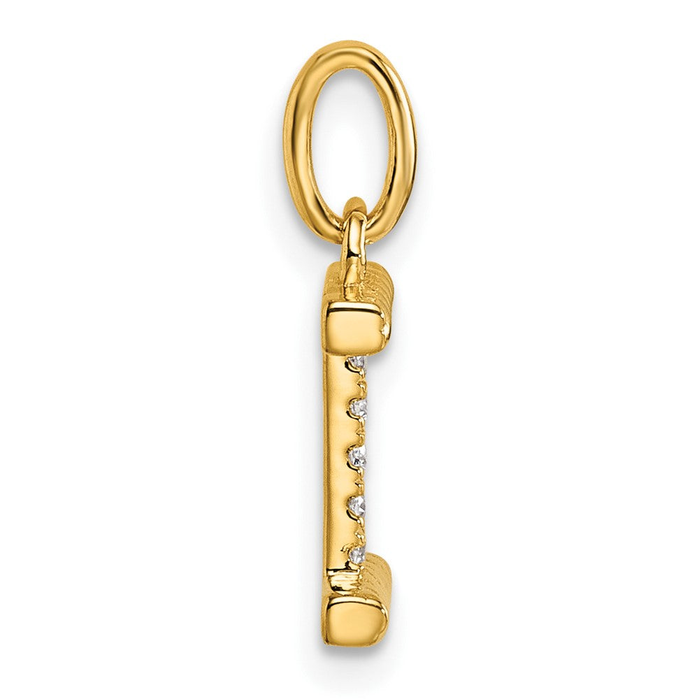 Twisted .05 ct. Diamond Initial I Charm - WBC