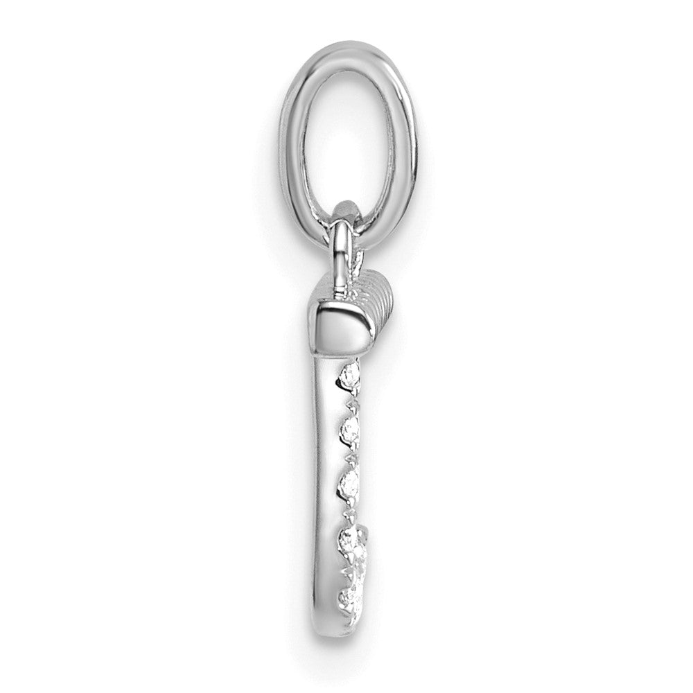 Twisted .07 ct. Diamond Initial J Charm - WBC