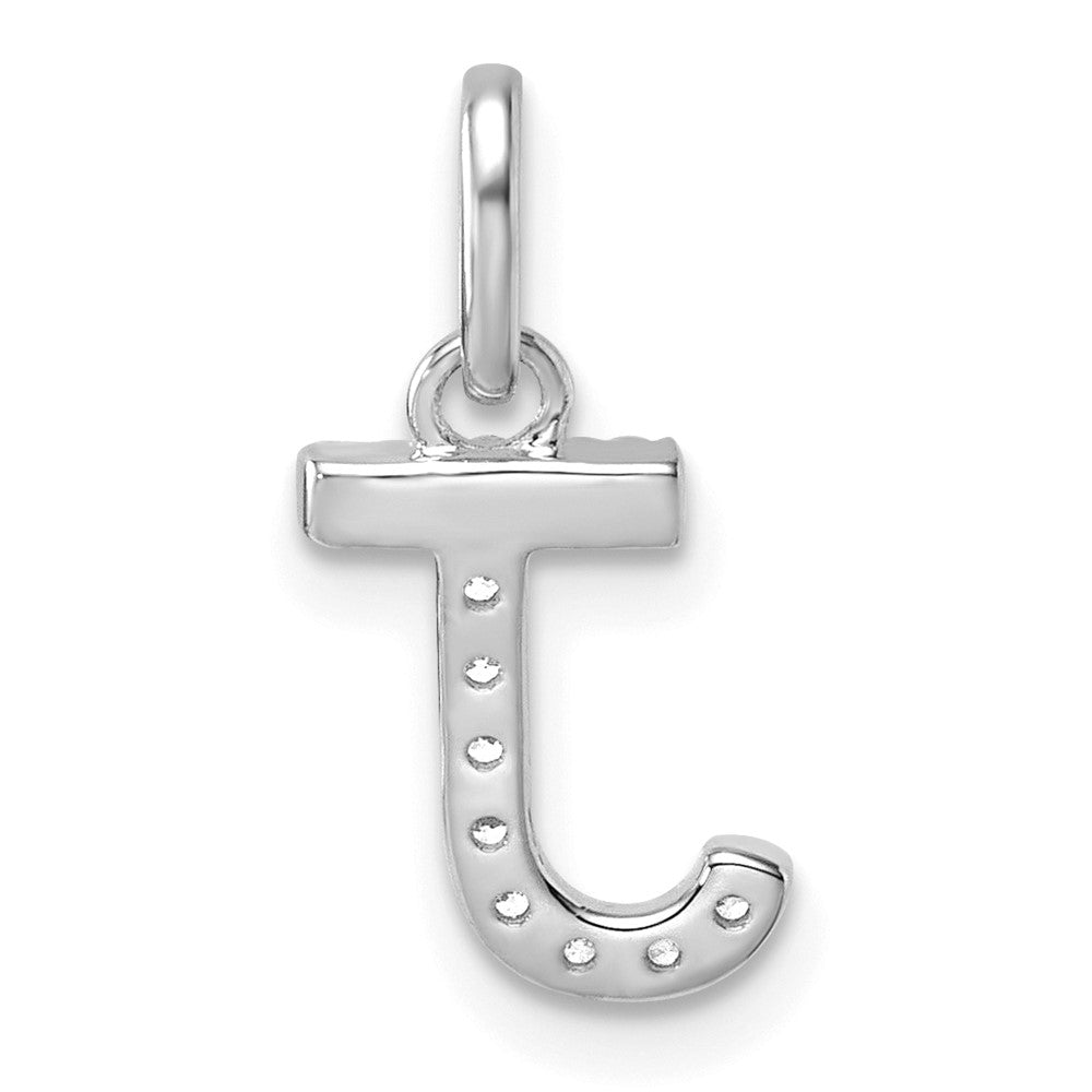 Twisted .07 ct. Diamond Initial J Charm - WBC