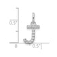 Twisted .07 ct. Diamond Initial J Charm - WBC