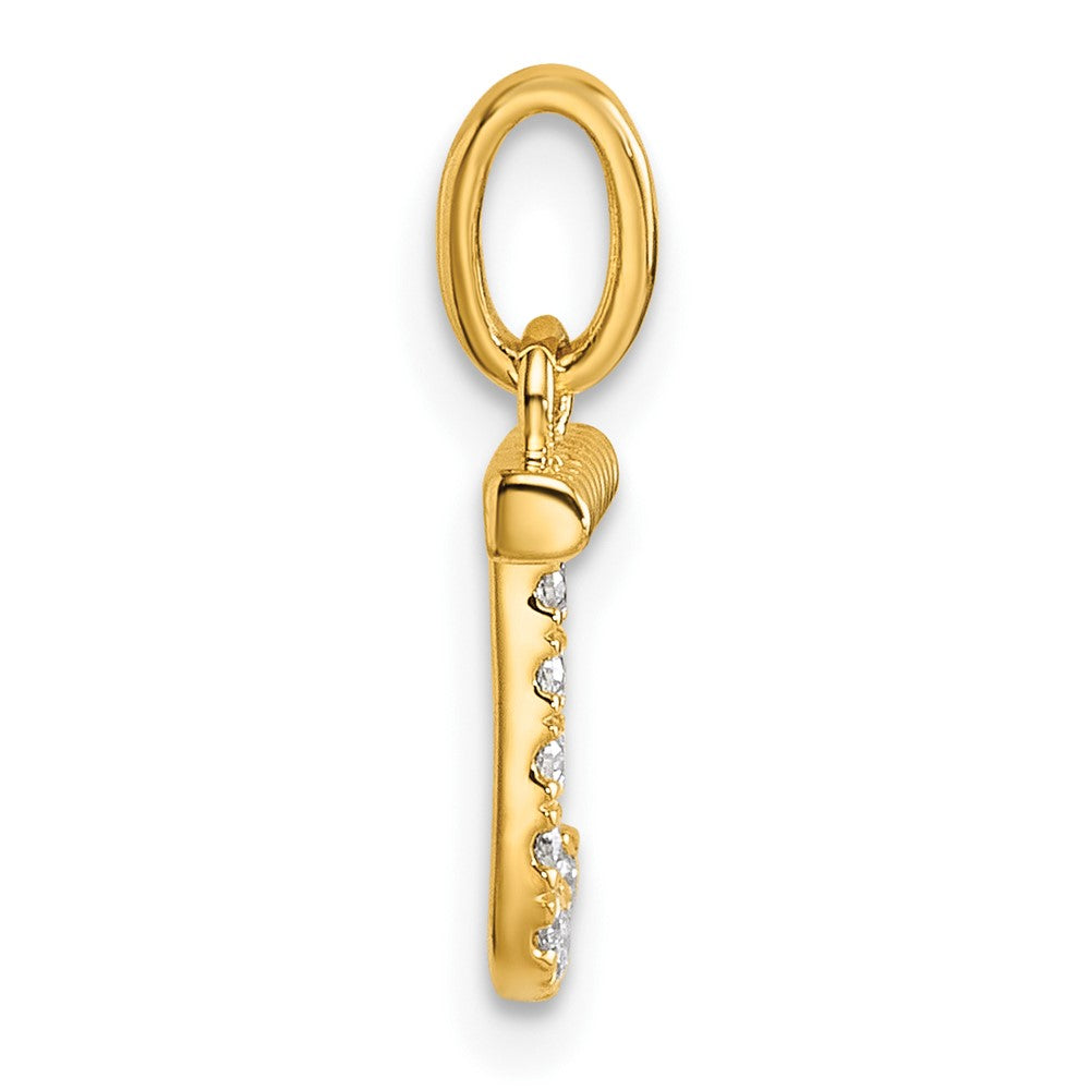 Twisted .07 ct. Diamond Initial J Charm - WBC