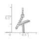 Twisted .05 Ct. Diamond Initial K Charm - WBC