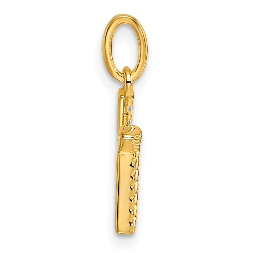 Twisted .05 Ct. Diamond Initial K Charm - WBC